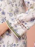 edenrobe Allure Lawn Unstitched Printed 3Pc Suit EWU6A1-36507