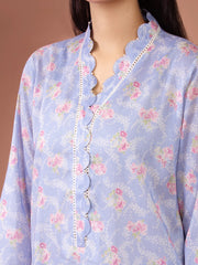 edenrobe Allure Lawn Unstitched Printed 3Pc Suit EWU6A1-36508