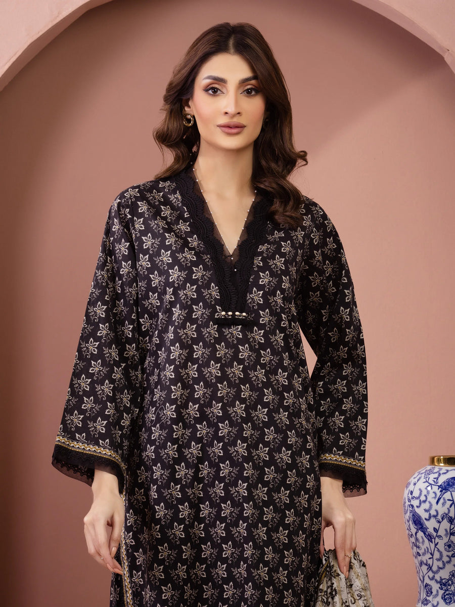 edenrobe Allure Lawn Unstitched Printed 3Pc Suit EWU6A1-36511
