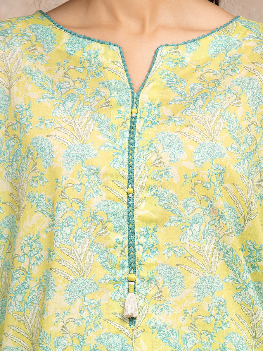 edenrobe Allure Lawn Unstitched Printed 3Pc Suit EWU6A1-36514