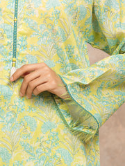 edenrobe Allure Lawn Unstitched Printed 3Pc Suit EWU6A1-36514