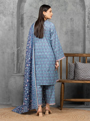 edenrobe Allure Lawn Unstitched Printed 3Pc Suit EWU6A1-36518