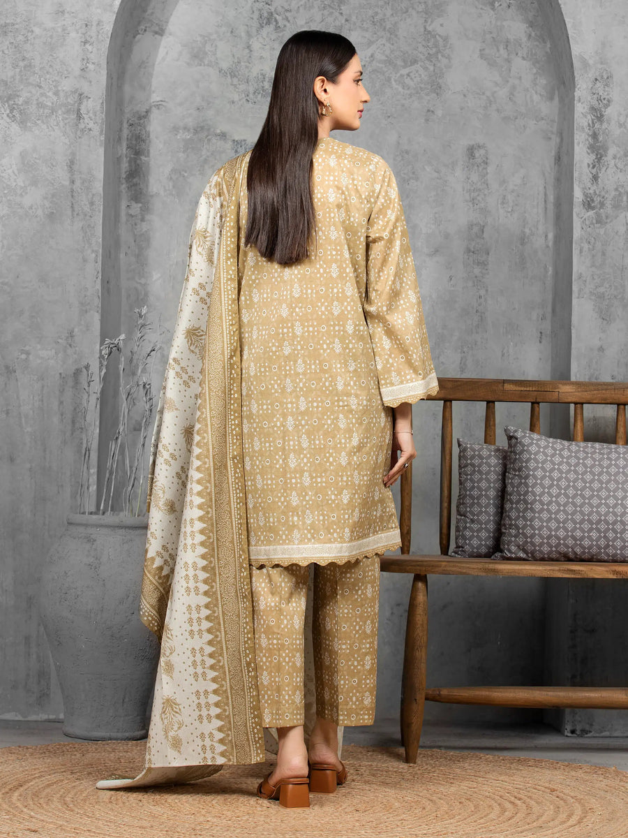 edenrobe Allure Lawn Unstitched Printed 3Pc Suit EWU6A1-36519