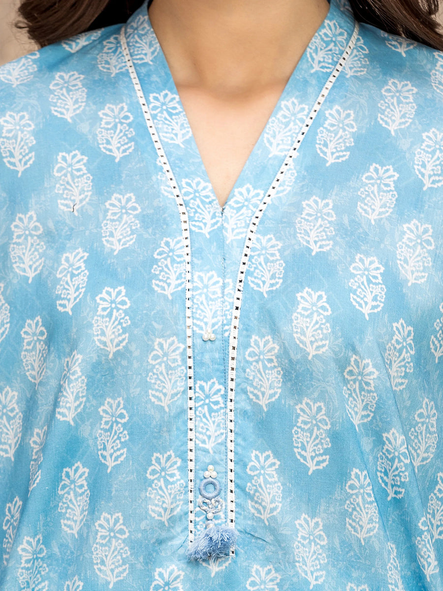 edenrobe Allure Lawn Unstitched Printed 3Pc Suit EWU6A1-36521