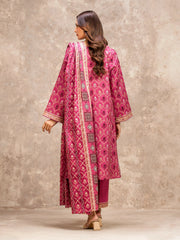 edenrobe Allure Lawn Unstitched Printed 3Pc Suit EWU6A1-36523