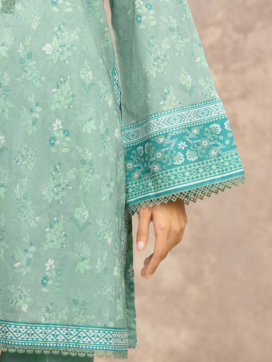edenrobe Allure Lawn Unstitched Printed 3Pc Suit EWU6A1-36524