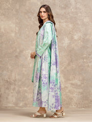 edenrobe Allure Lawn Unstitched Printed 3Pc Suit EWU6A1-36526