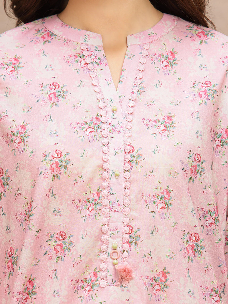 edenrobe Allure Lawn Unstitched Printed 3Pc Suit EWU6A1-36527