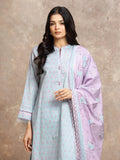 edenrobe Allure Lawn Unstitched Printed 3Pc Suit EWU6A1-36529