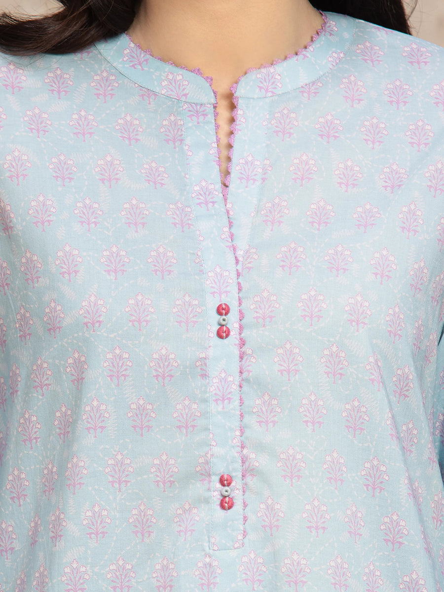 edenrobe Allure Lawn Unstitched Printed 3Pc Suit EWU6A1-36529