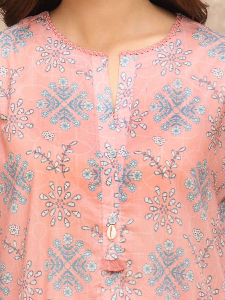 edenrobe Allure Lawn Unstitched Printed 3Pc Suit EWU6A1-36535