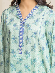 edenrobe Allure Lawn Unstitched Printed 3Pc Suit EWU6A1-36536