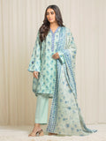 edenrobe Allure Lawn Unstitched Printed 3Pc Suit EWU6A1-36536