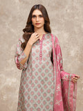edenrobe Allure Lawn Unstitched Printed 3Pc Suit EWU6A1-36537