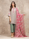 edenrobe Allure Lawn Unstitched Printed 3Pc Suit EWU6A1-36537