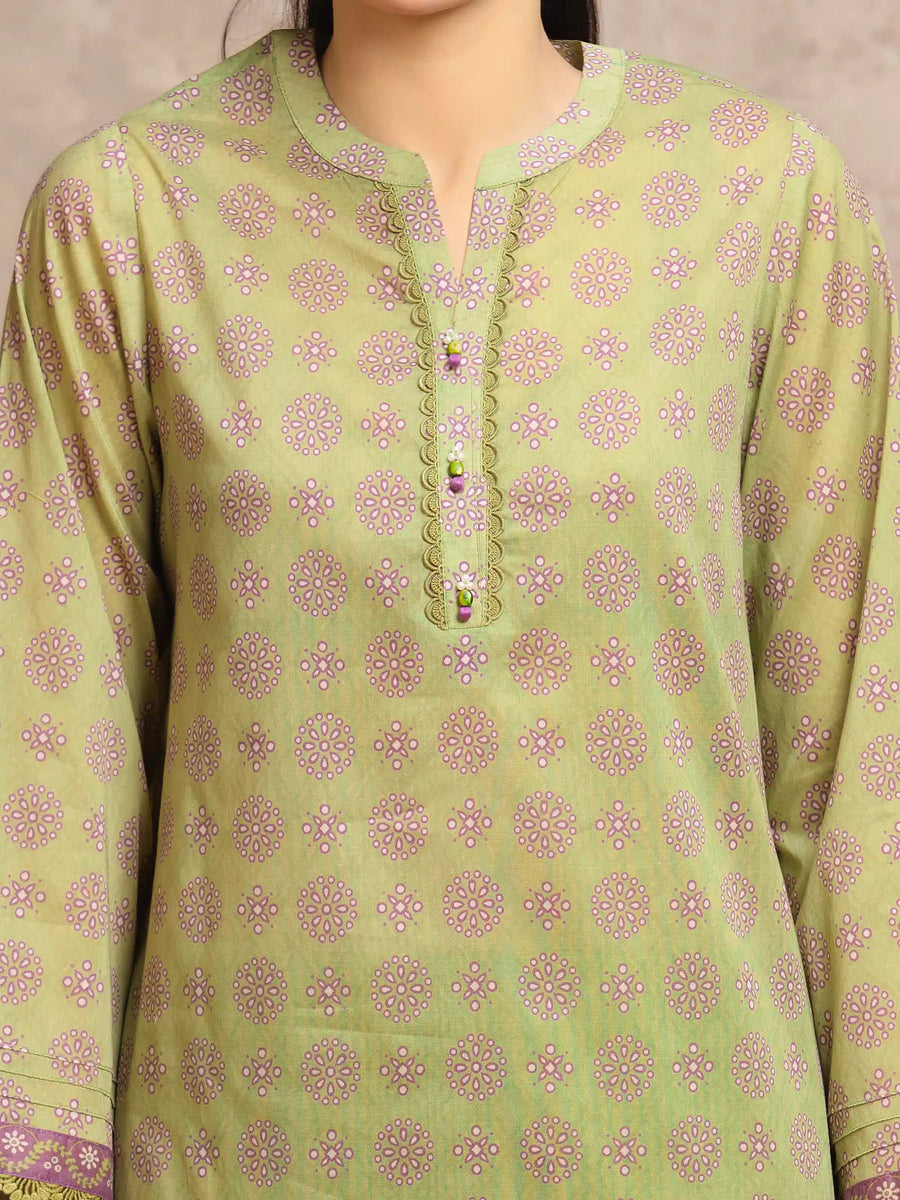 edenrobe Allure Lawn Unstitched Printed 3Pc Suit EWU6A1-36539