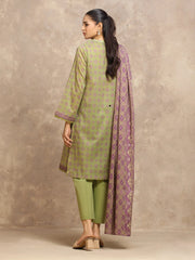 edenrobe Allure Lawn Unstitched Printed 3Pc Suit EWU6A1-36539