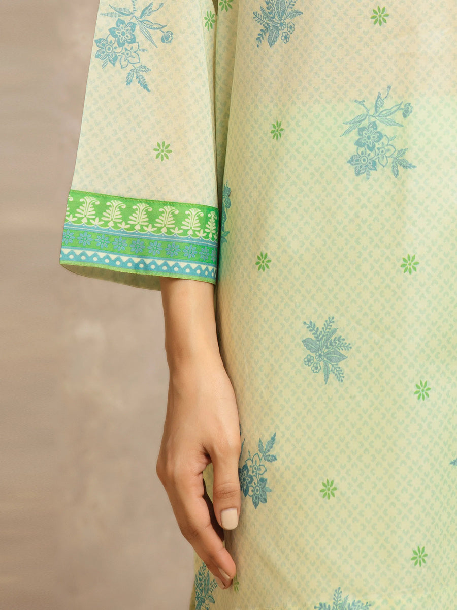 edenrobe Allure Lawn Unstitched Printed 3Pc Suit EWU6A1-36541