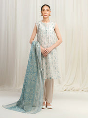 edenrobe Allure Lawn Unstitched Printed 3Pc Suit EWU6A1-36542