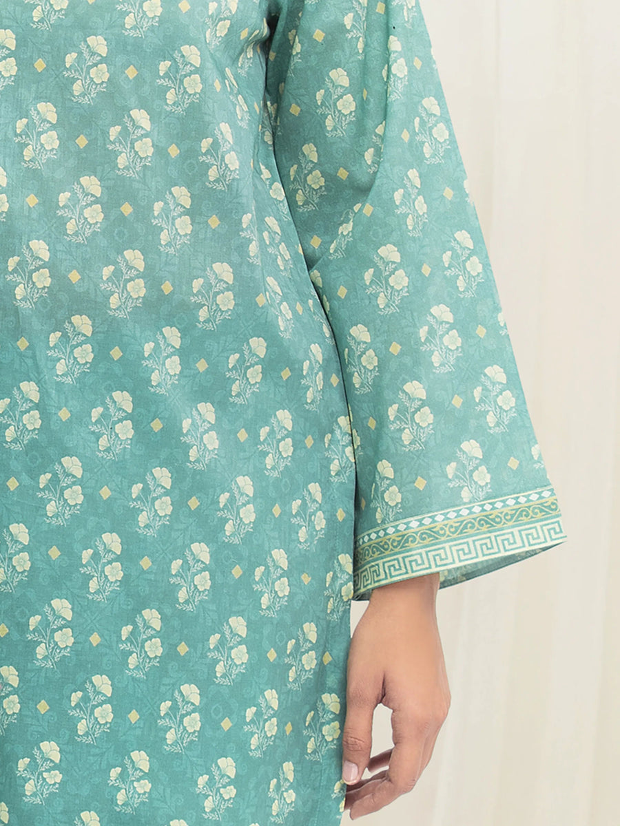 edenrobe Allure Lawn Unstitched Printed 3Pc Suit EWU6A1-36543
