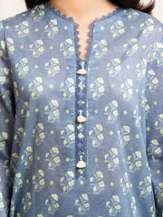 edenrobe Allure Lawn Unstitched Printed 3Pc Suit EWU6A1-36544