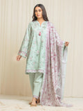 edenrobe Allure Lawn Unstitched Printed 3Pc Suit EWU6A1-36546
