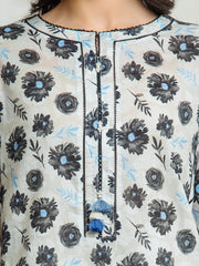 edenrobe Allure Lawn Unstitched Printed 3Pc Suit EWU6A1-36547