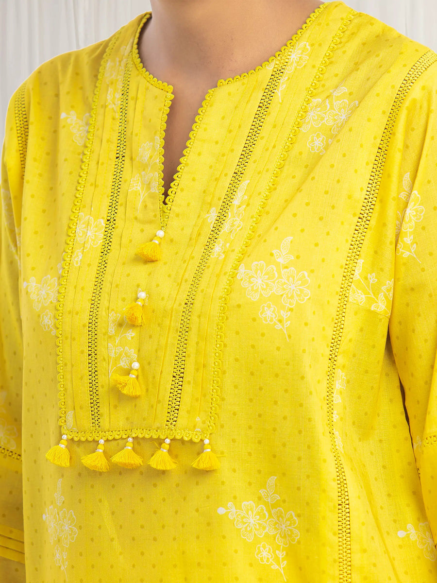 edenrobe Allure Lawn Unstitched Printed 3Pc Suit EWU6A1-36550
