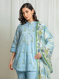 edenrobe Allure Lawn Unstitched Printed 3Pc Suit EWU6A1-36551
