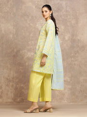 edenrobe Allure Lawn Unstitched Printed 3Pc Suit EWU6A1-36552