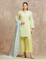 edenrobe Allure Lawn Unstitched Printed 3Pc Suit EWU6A1-36552