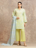 edenrobe Allure Lawn Unstitched Printed 3Pc Suit EWU6A1-36552