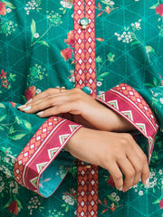 edenrobe Allure Lawn Unstitched Printed 3Pc Suit EWU6A1-36553