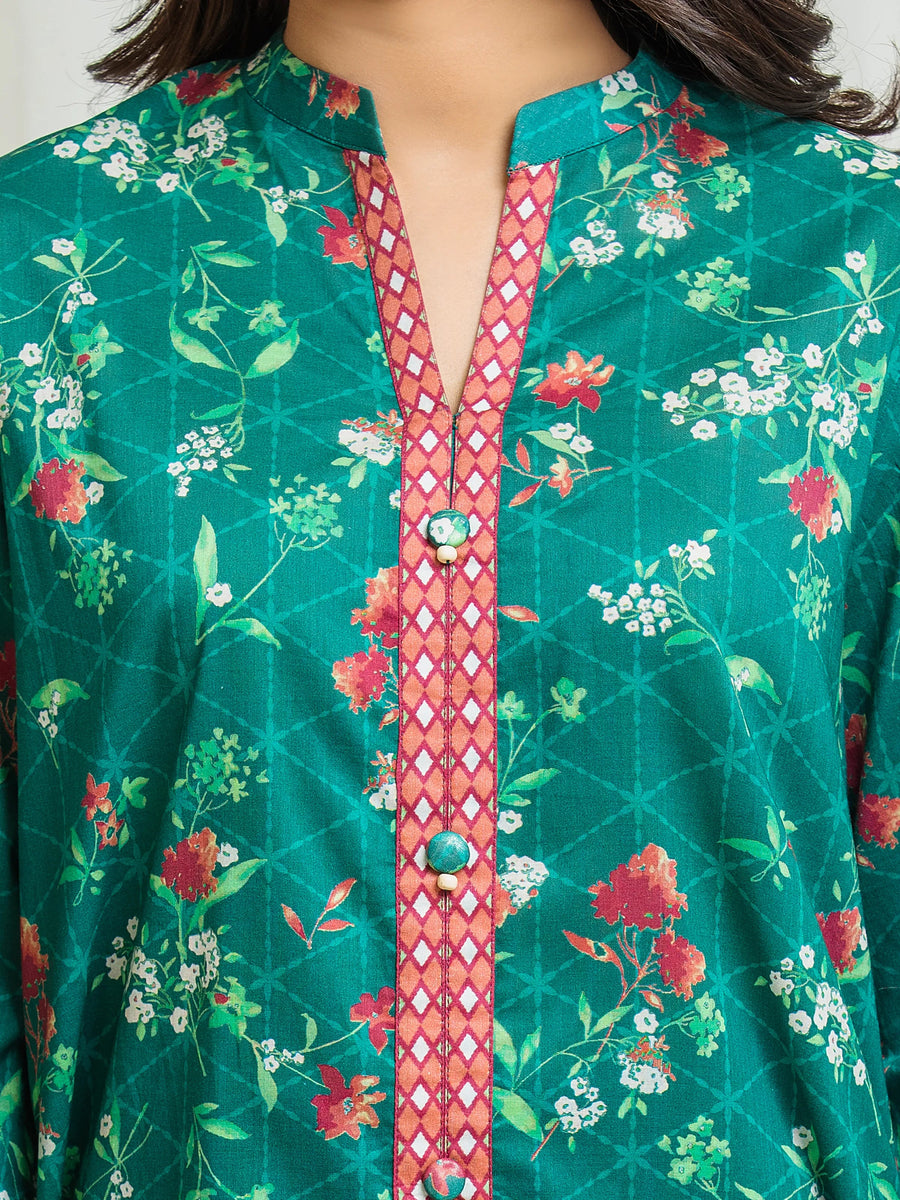 edenrobe Allure Lawn Unstitched Printed 3Pc Suit EWU6A1-36553