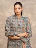edenrobe Allure Lawn Unstitched Printed 3Pc Suit EWU6A1-36555