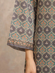 edenrobe Allure Lawn Unstitched Printed 3Pc Suit EWU6A1-36555