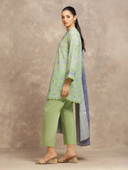 edenrobe Allure Lawn Unstitched Printed 3Pc Suit EWU6A1-36556