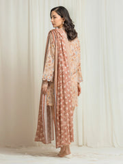 edenrobe Allure Lawn Unstitched Printed 3Pc Suit EWU6A1-36560