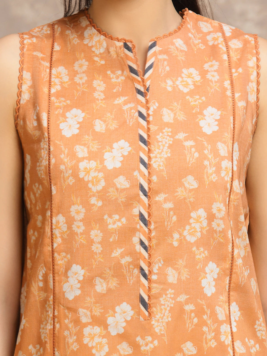 edenrobe Allure Lawn Unstitched Printed 3Pc Suit EWU6A1-36561