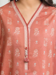 edenrobe Allure Lawn Unstitched Printed 3Pc Suit EWU6A1-36563