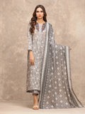 edenrobe Allure Lawn Unstitched Printed 3Pc Suit EWU6A1-36564