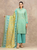 edenrobe Allure Lawn Unstitched Printed 3Pc Suit EWU6A1-36565