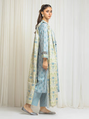 edenrobe Allure Lawn Unstitched Printed 3Pc Suit EWU6A1-36567