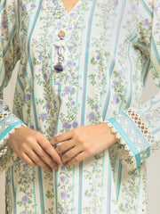 edenrobe Allure Lawn Unstitched Printed 3Pc Suit EWU6A1-36568