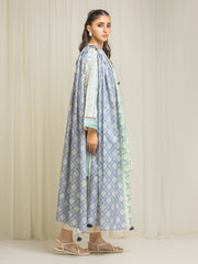 edenrobe Allure Lawn Unstitched Printed 3Pc Suit EWU6A1-36568