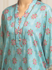 edenrobe Allure Lawn Unstitched Printed 3Pc Suit EWU6A1-36573