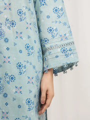edenrobe Allure Lawn Unstitched Printed 3Pc Suit EWU6A1-36574