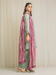 edenrobe Allure Lawn Unstitched Printed 3Pc Suit EWU6A1-36576