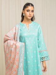 edenrobe Allure Lawn Unstitched Printed 3Pc Suit EWU6A1-36577
