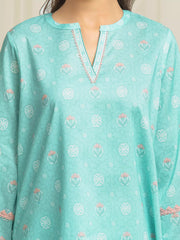 edenrobe Allure Lawn Unstitched Printed 3Pc Suit EWU6A1-36577